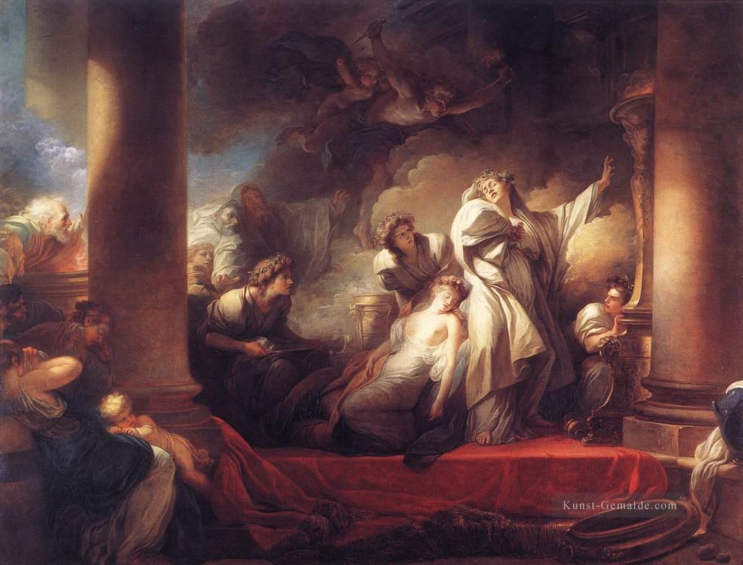 Coresus Sacrificing himselt Callirhoe Rokoko Hedonismus Erotik Jean Honore Fragonard speichern Ölgemälde